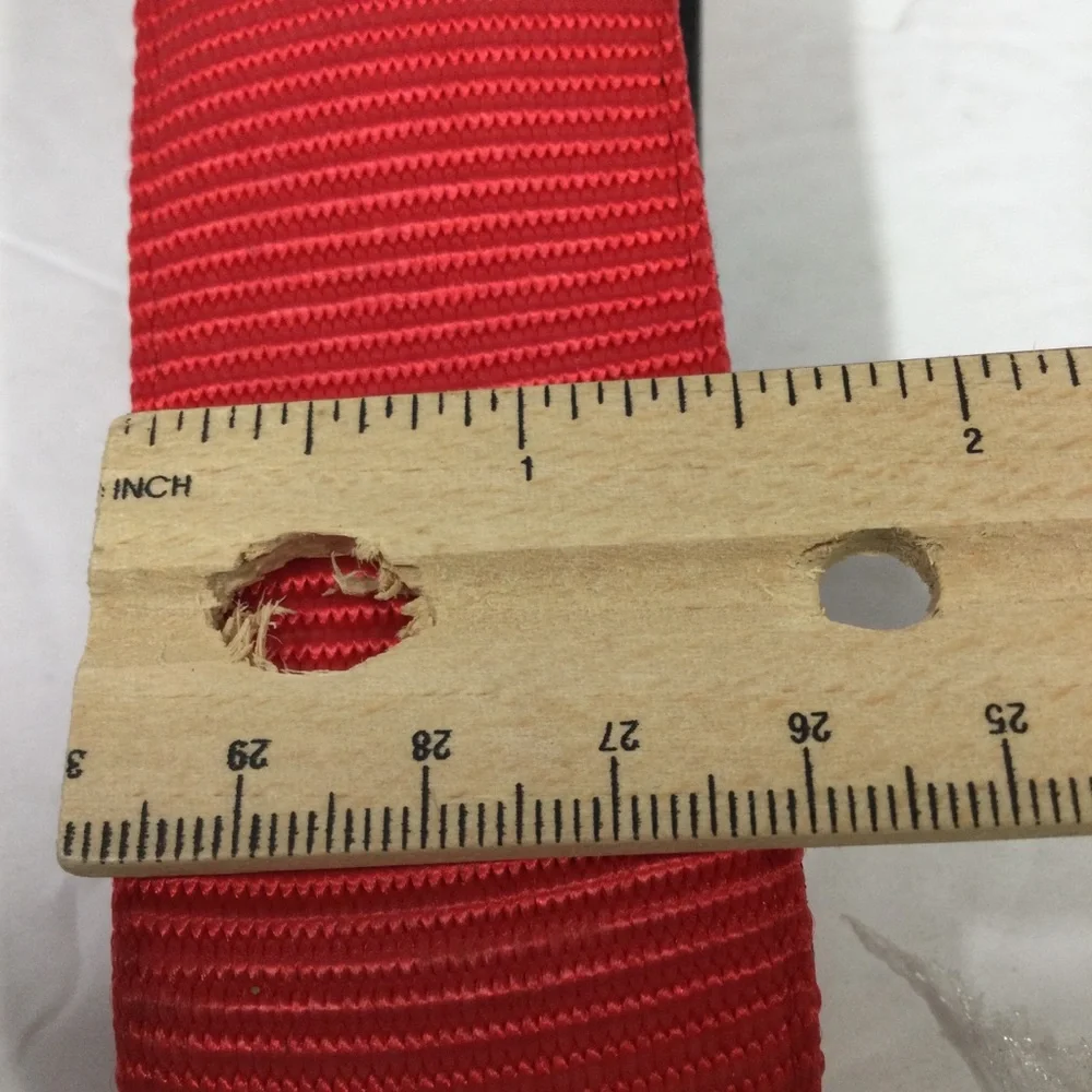Good2Go Red Neoprene Collar for Dogs w Black Accents 19-30in New
